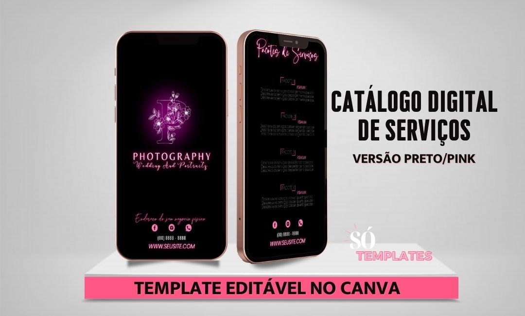 CATÁLOGO DIGITAL PRETO/PINK